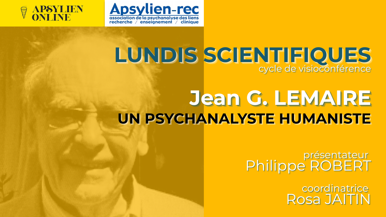 Visioconférence 1 : Jean-G. LEMAIRE