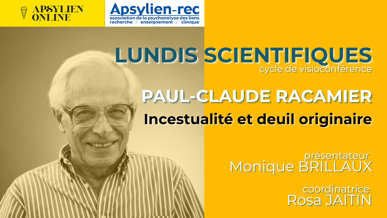Visioconférence 5 : Paul-Claude RACAMIER